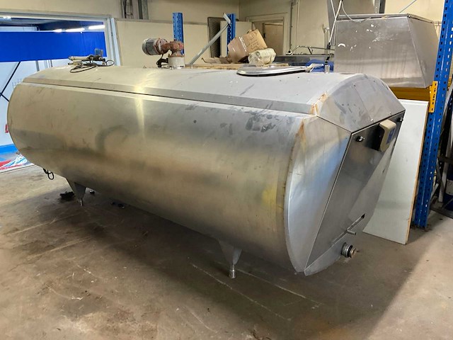 Alfa delaval c3000 rvs horizontale koeltank - afbeelding 5 van  10