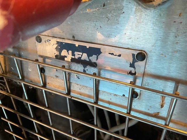Alfa delaval c3000 rvs horizontale koeltank - afbeelding 1 van  2