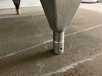 Alfa delaval c3000 rvs horizontale koeltank - afbeelding 10 van  10
