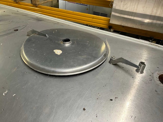 Alfa delaval c3000 rvs horizontale koeltank - afbeelding 2 van  2