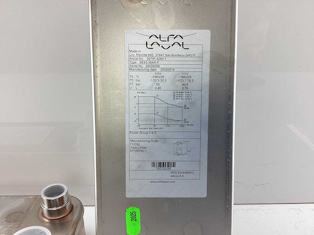 Alfa laval - platenwarmtewisselaars (2x) - afbeelding 3 van  3