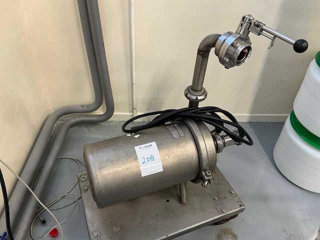 Alfa-laval fm 1a/165 roestvaststalen pomp - afbeelding 1 van  6