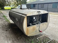 Alfa laval hca-c 2000 horizontale rvs melkkoel-/productkoeltank - afbeelding 2 van  8