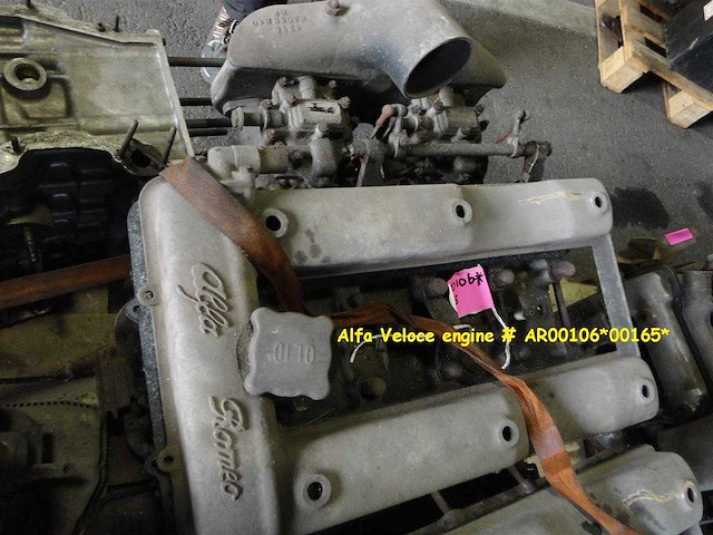 Alfa romeo 1300 veloce engine | original italian classic engine - afbeelding 9 van  11