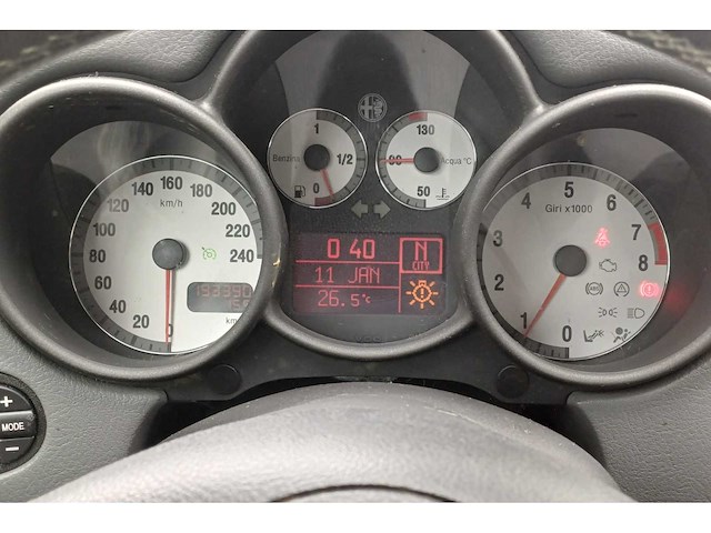 Alfa romeo gt 2.0 jts distinctive selespeed, 09-sh-nr - afbeelding 1 van  2
