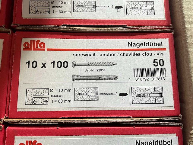 Alfa slagplug 10x100 (12500x) - afbeelding 4 van  5