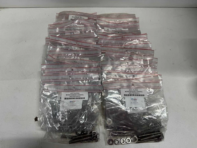 Alfen - montageset rvs (40x) - afbeelding 1 van  3