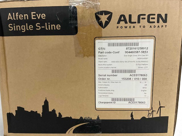Alfen - ng910-60587 - wallbox / laadpaal inclusief laadkabel - afbeelding 2 van  4