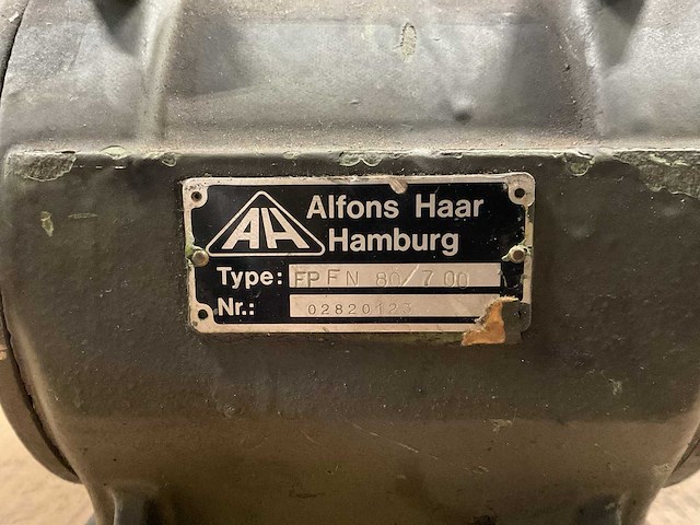 Alfons haar fpfn 80/700 pompunit - afbeelding 3 van  5