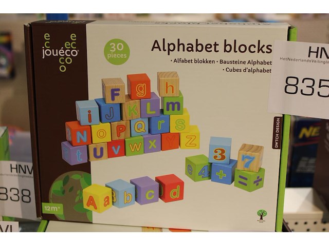 Alfphabet blokken joueco. - afbeelding 1 van  1