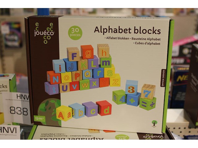 Alfphabet blokken joueco. - afbeelding 1 van  1