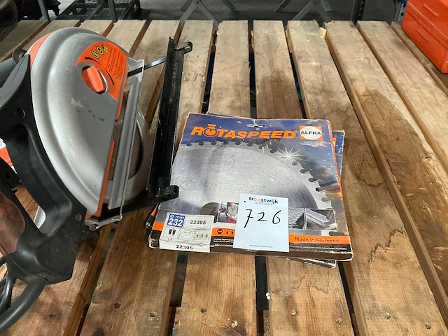 Alfra rotaspeed 230/9” metaal afkortcirkelzaagmachine - afbeelding 3 van  10