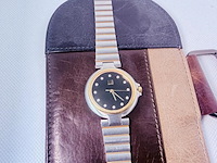 Alfred dunhill millennium two tone horloge met diamanten