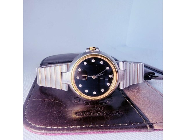 Alfred dunhill millennium two tone horloge met diamanten - afbeelding 2 van  9