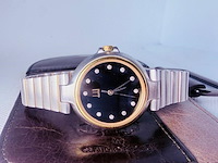 Alfred dunhill millennium two tone horloge met diamanten - afbeelding 2 van  9