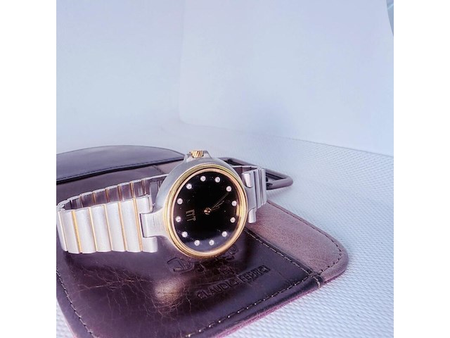 Alfred dunhill millennium two tone horloge met diamanten - afbeelding 3 van  9