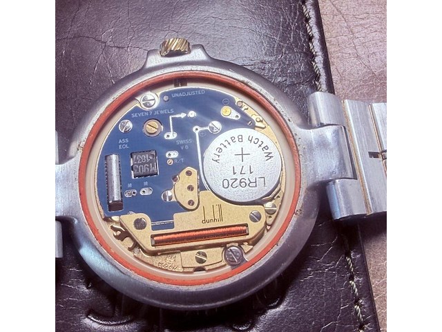 Alfred dunhill millennium two tone horloge met diamanten - afbeelding 9 van  9