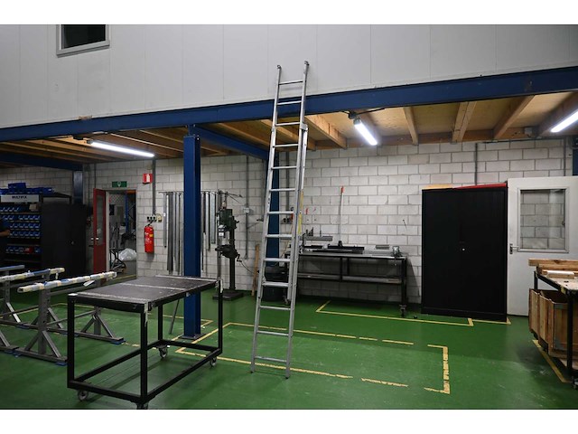 Alga 2 x 10 2-delige aluminium ladder - afbeelding 1 van  3