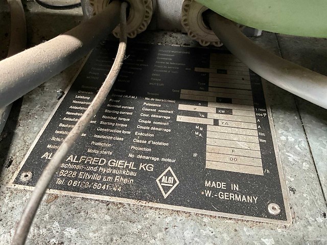 Algi alfred giehl hydraulische pompunit - afbeelding 5 van  6