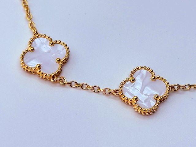 Alhambra armband parelmoer - afbeelding 3 van  5