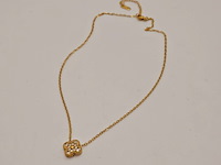 Alhambra model collier met steentjes - afbeelding 3 van  5