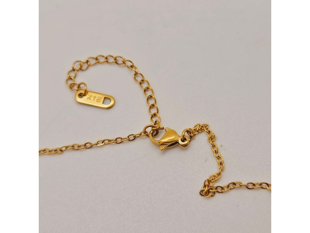 Alhambra model collier met steentjes - afbeelding 5 van  5