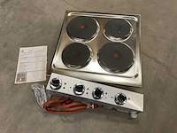 Ali group pce-60db/fs 4-pits drop-in elektrische kookplaat