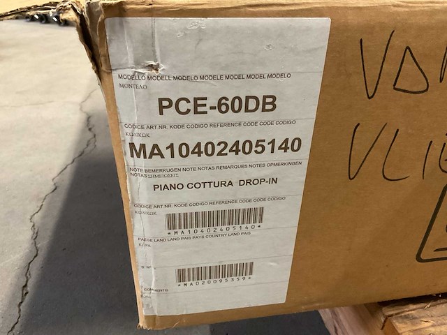 Ali group pce-60db/fs 4-pits drop-in elektrische kookplaat - afbeelding 5 van  5