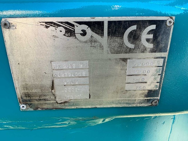 Alieco - 2012 - rx 9.15m - voermengwagen - afbeelding 12 van  17