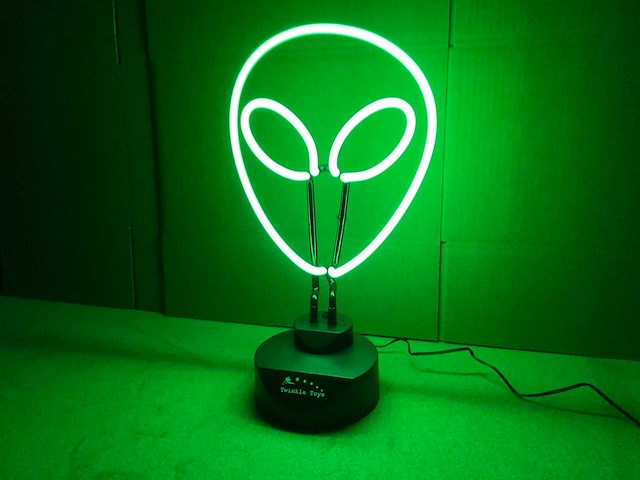 Alien glas neon - afbeelding 1 van  2