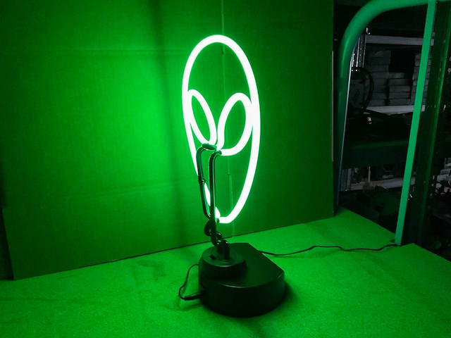 Alien glas neon - afbeelding 3 van  3
