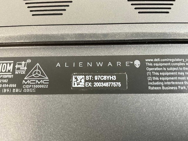 Alienware m15 r6 15.5”, core(tm) i7 11th gen, 32 gb ram, 2x 1 tb nvme, nvidia geforce rtx 3080 mobile 8gb laptop - afbeelding 8 van  8