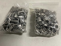 Alimex - sets rvs m8 x 18 mm glijschroef met moer(2000x) - afbeelding 1 van  1