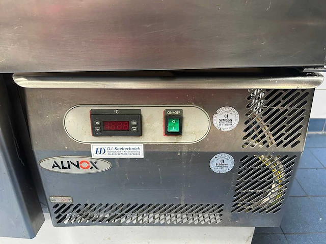 Alinox - rvs professionele koelwerkbank met 6 laden - afbeelding 4 van  8