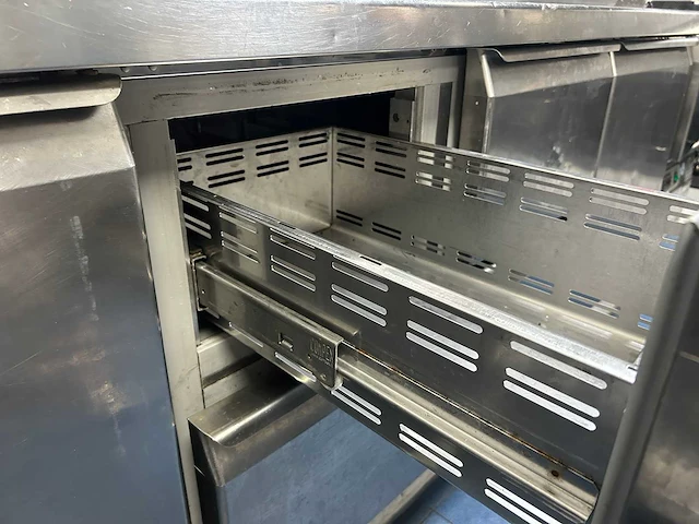 Alinox - rvs professionele koelwerkbank met 6 laden - afbeelding 8 van  8