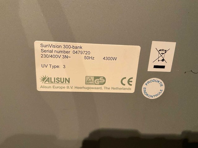 Alisun sunvision 348-hemel zonnebank - afbeelding 3 van  14