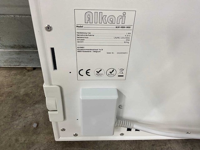 Alkari hybride infrarood paneel horizontaal 900w - afbeelding 8 van  16