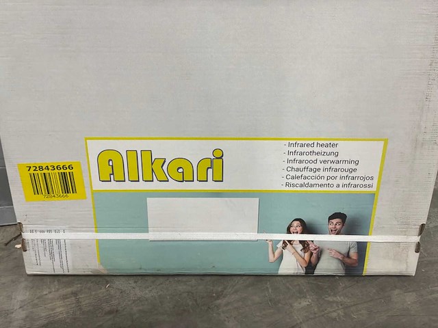 Alkari hybride infrarood paneel horizontaal 900w - afbeelding 10 van  16