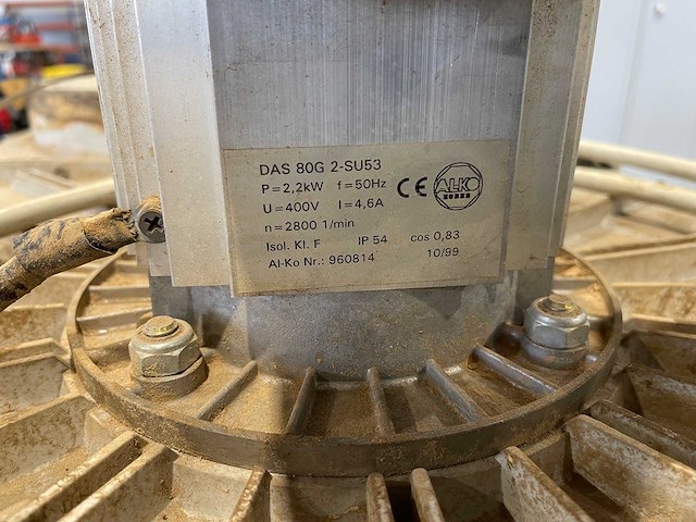 Alko - 200/390/2,2/400 - verrijdbare industriële stofafzuiger - afbeelding 3 van  5