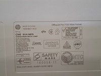 All-in-one printer, hp, officejet pro 7720 - afbeelding 7 van  9