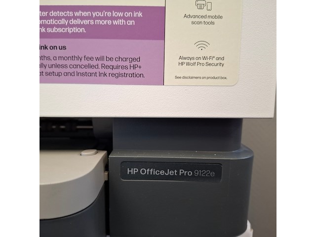 All-in-one printer hp, officejet pro 9122e - afbeelding 4 van  5