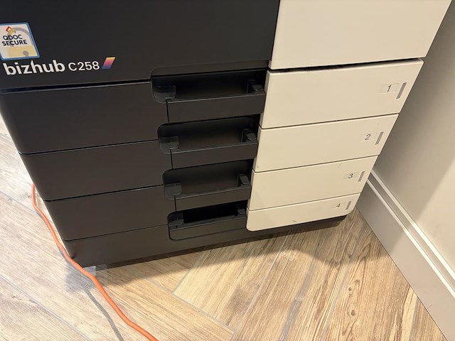 All-in-one printer konica minolta, a4 en a3, type bizhub c258. - afbeelding 4 van  4