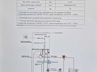 All-in one warmtepomp 4,5 kw + 200l buffervat - demo, greenpump, grijs - afbeelding 2 van  2