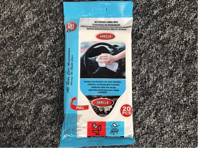 All ride - vanille 20pcs - vochtige reinigingsdoekjes (480x) - afbeelding 2 van  3