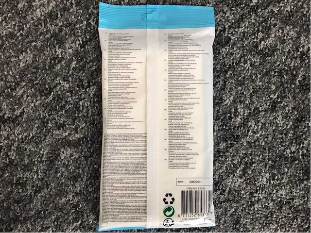 All ride - vanille 20pcs - vochtige reinigingsdoekjes (480x) - afbeelding 1 van  1