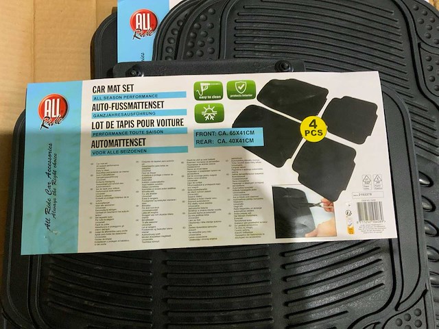 All ride set universele rubberen automatten (80x) - afbeelding 3 van  4
