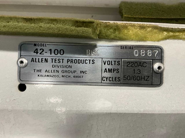 Allen 42-100 diagnostische apparaat - afbeelding 2 van  10