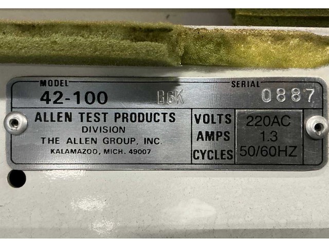 Allen 42-100 diagnostische apparaat - afbeelding 2 van  10