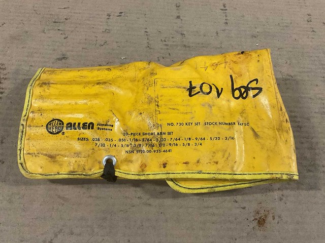Allen 730 short arm key set - afbeelding 4 van  5