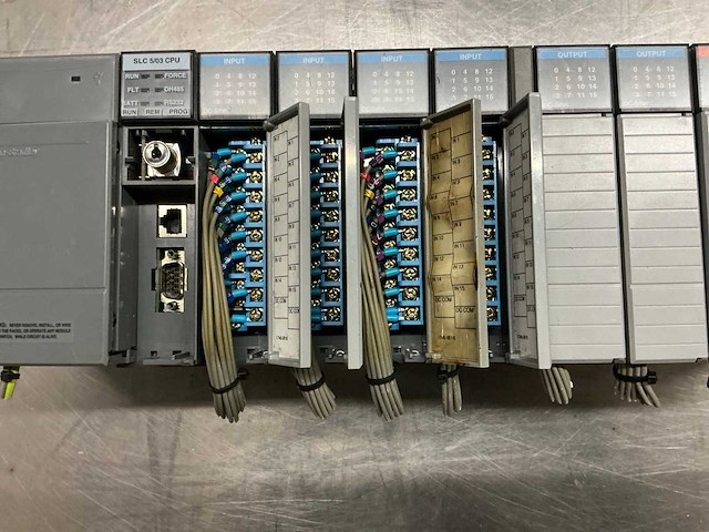 Allen-bradley slc 500 plc systeem (2x) - afbeelding 7 van  9